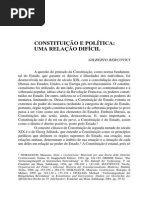 TEXTO - Constituição e República(UMA RELAÇÃO DIFÍCIL) - Gilberto Bercovici