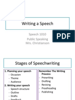 1 6 Writing A Speech