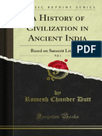 A History of Ancient Indian Civilization based on Sanskrit Literature