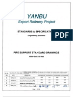 Pipe Support STD Drawing 100 Yer Pe Yss 0568