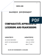 29551614 Franchising vs Licensing