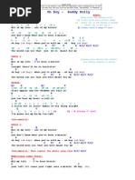 Oh Boy - Buddy Holly (Chords) TAB