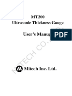 MT 200 User Manual