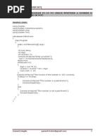 Write A Program in C# To Check Whether A Number Is Palindrome or Not