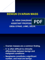 Benign Ovarian Mass