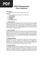 Hotel Management Assignment