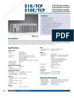 ADAM-5510/TCP ADAM-5510E/TCP: Features