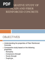 Comparative Study of Plain and Fiber Reinforced Concrete