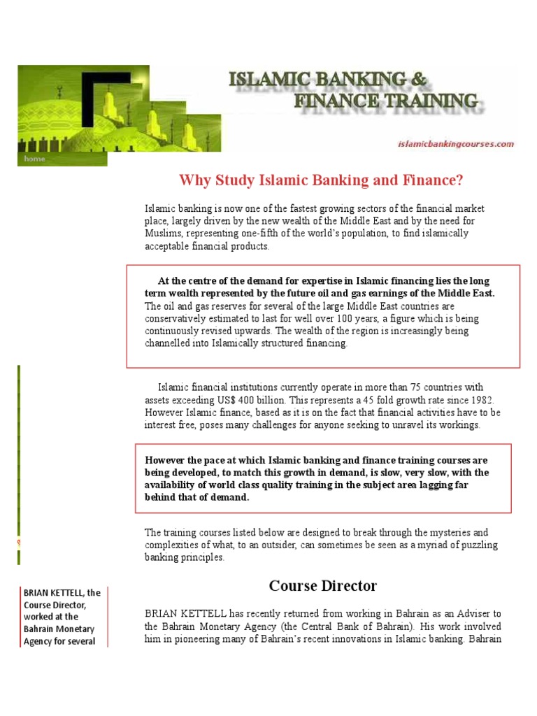 Islamic Banking Training Courses | PDF | Islamic Banking And Finance ...