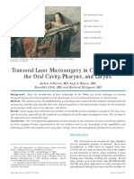 Transoral Laser Microsurgery in Carcinomas of The Oral Cavity, Pharynx, and Larynx
