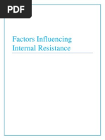 Download Factors Affecting Internal Resistance  by thisisaaqib SN237028345 doc pdf