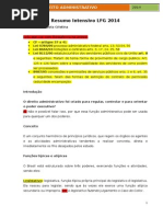 DIREITO ADMINISTRATIVO INTENSIVO LFG 2014 + RESOLUÇÃO DE QUESTÕES
