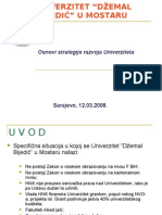 Strategija univerziteta - Osnovi strategije razvoja