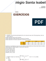 Exercícios de matrizes e classificação de alunos