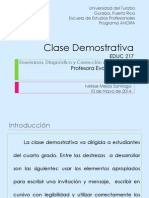 para Clase Demostrativa EDUC 217