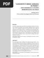 Rodrigo Xavier on Saramago