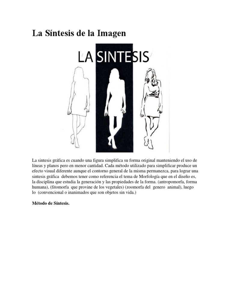 Síntesis Gráfica en Dibujo | PDF | Imagen | Dibujo