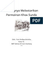 Pentingnya Melestarikan Permainan Khas Sunda