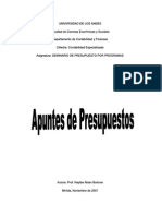 Apuntes de Presupuesto