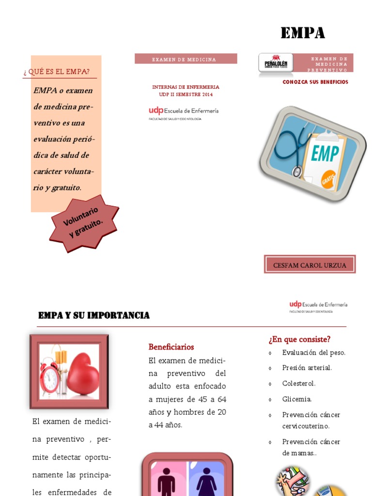 Beneficios del Examen de Medicina Preventivo | PDF