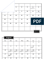 2014-2015 Choral Department Calendar