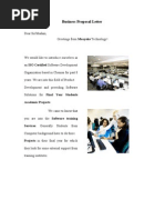 Business Proposal Letter