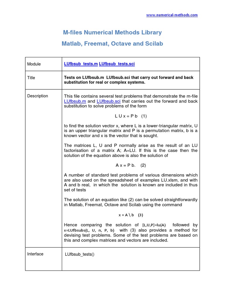 Matrix Structural Analysis And The Finite Element Methods Using Scilab And Octave