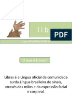 Língua Brasileira de Sinais.marlon