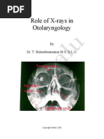 Role of X-Rays in Otolaryngolgoy