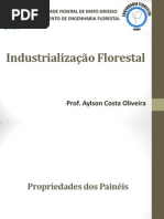 Industrialização Florestal Aula 9 - Propriedades Dos Painéis