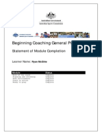 Module Completion Certificate