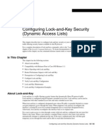 2. Config Lock and Key Security (Dynamic ACL)