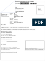 Acknowledgement For Request For New PAN Card (Form 49A) : Payment Mode