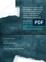 Duarte 5 Rules for Creating Great Presentations