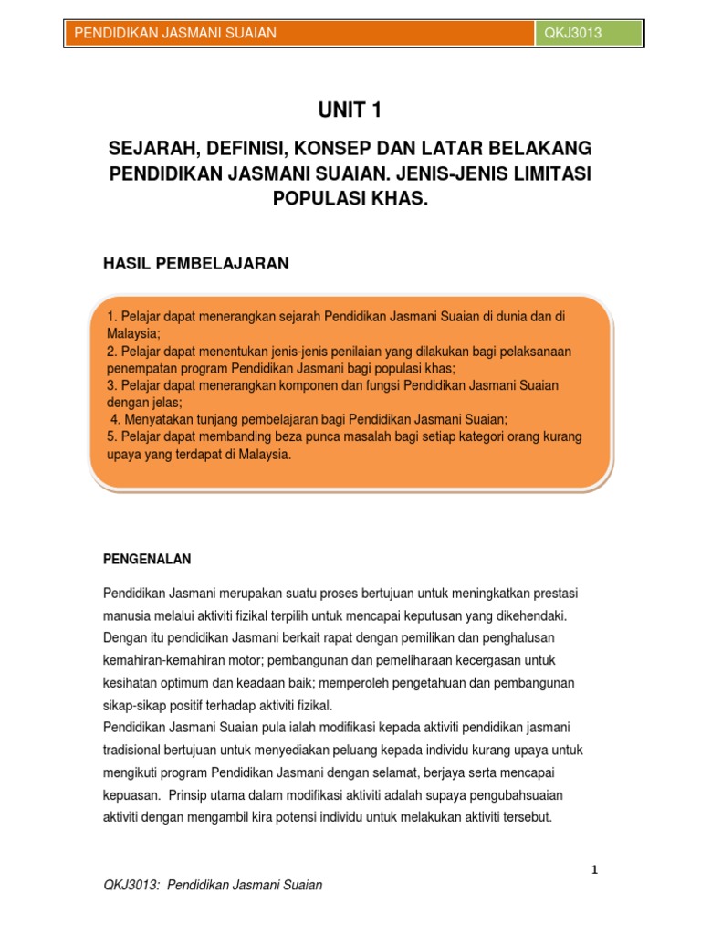 Modul Jasmani Suaian Pdf