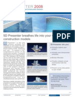 5D Presenter 2008 Integrates Construction Modeling, Scheduling and Cost Analysis