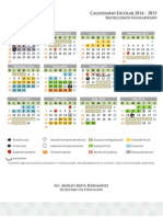 Calendario Escolarizado 2014 2015 SEMSYS 1 Julio