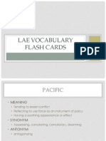 LAE Vocabulary Flash Cards 300 - 433