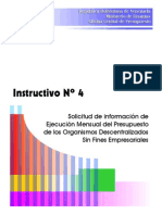 2001 Instr-04 OCEPRE Informacion Ejecucion Mensual Presupuesto