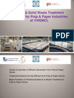 Effluent & Solid Waste Treatment Systems For Pulp & Paper Industries at Vwemcl