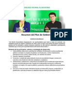 Resumen Plan de Gobierno-dialogo Vecinal El Agustino