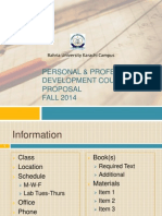 Personal & Professional Development Course Proposalbukc