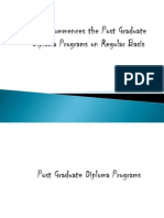 TAU Commences The Post Graduate Diploma Programs