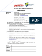 Project Consent Form
