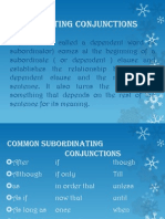 Subordinating Conjunctions Janinessergio@Beed3a