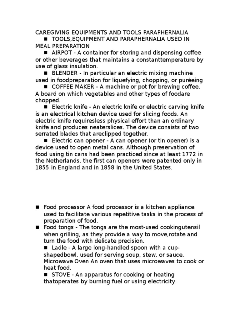 Tools, Equipment, and Paraphernalia For Cleaning, Washing, and Ironing