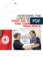 Assessing The Links Between First Aid Training and Community Resilience