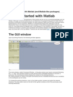 Getting Started With Matlab: The GUI Window