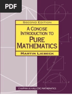 71865064 a Concise Introduction to Pure Mathematics