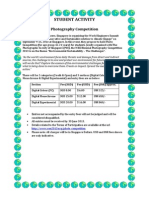 Student Activity: Photography Competition